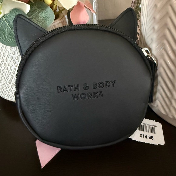 🆕🐈‍⬛ BATH & BODY WORKS LIMITED EDITION “BLACK CAT WITH PINK BOW” COIN PURSE. NWT - Picture 7 of 11